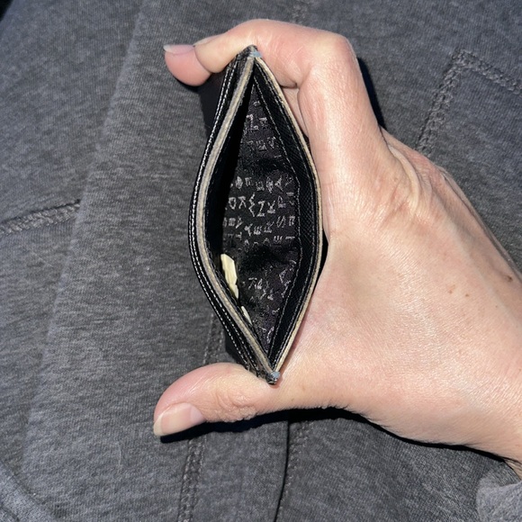 Kate spade ♠️ blue black silver sparkly card holder 💕 - Picture 3 of 5